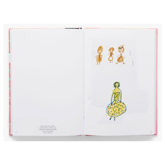 Rose Wylie: Painting a Noun book inside spread